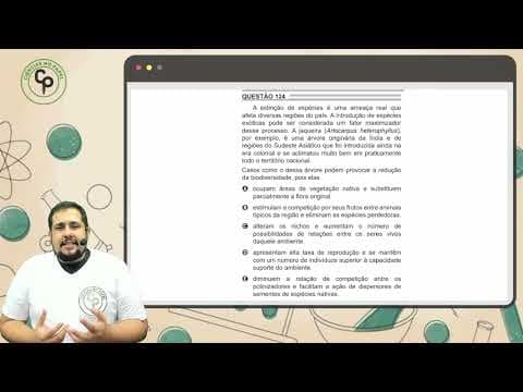 Thumbnail da aula: ENEM 2022 - A extinção de espécies é uma ameaça real que afeta diversas regiões do país
