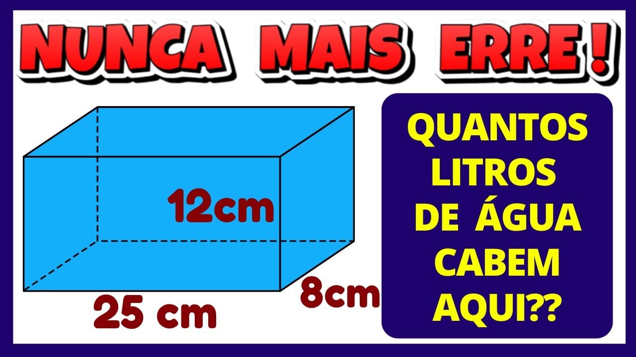 Thumbnail: VOLUME E CAPACIDADE! NUNCA MAIS ERRE ESSE CONTEÚDO!!