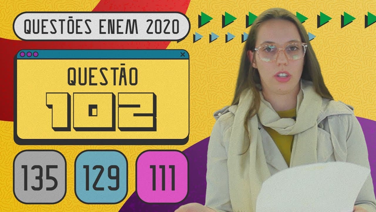 Thumbnail: ENEM 2020 | Tratamento Quimioterápicos  | Questão 102 ( caderno amarelo)
