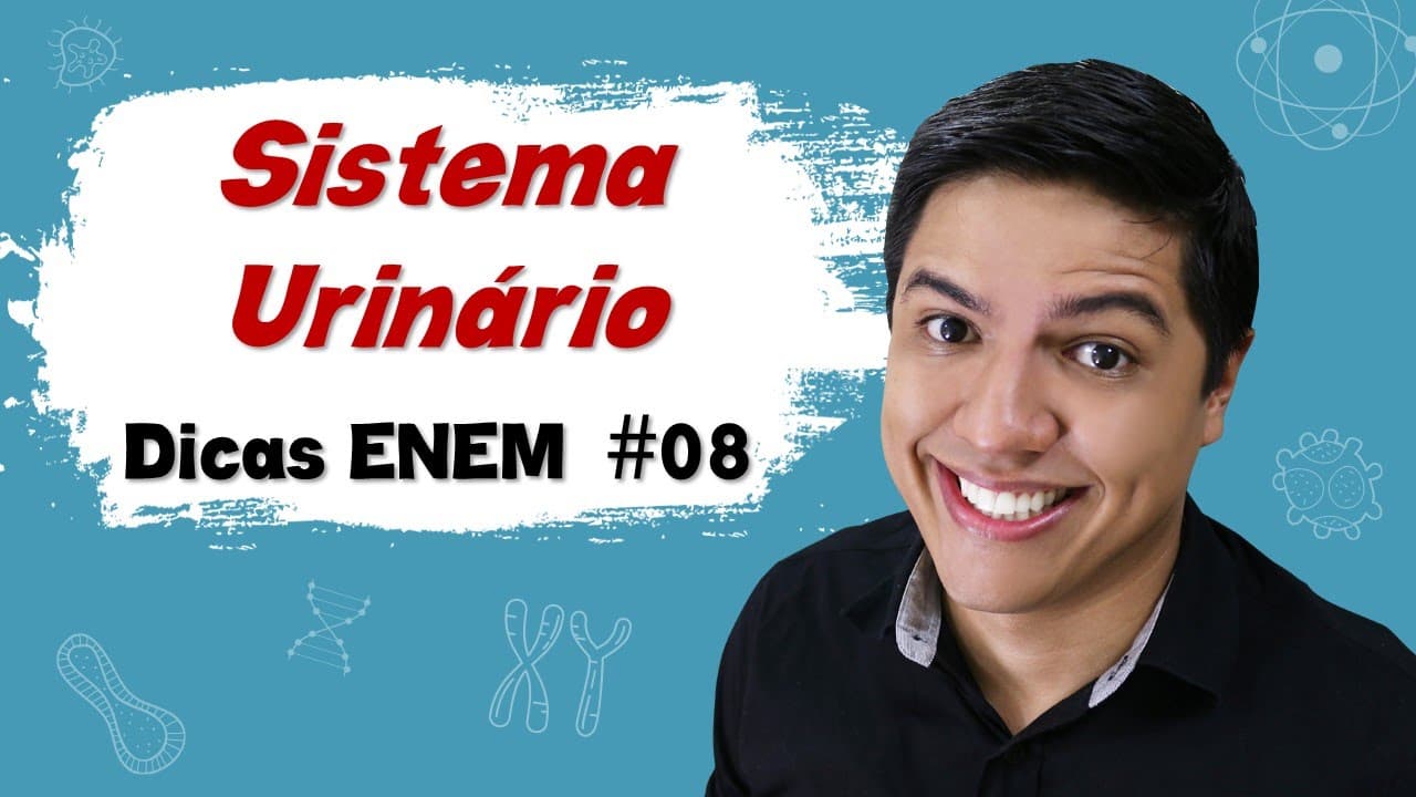 Thumbnail: SISTEMA URINÁRIO OU EXCRETOR - DICAS ENEM BIOLOGIA #08 - Prof. Kennedy Ramos