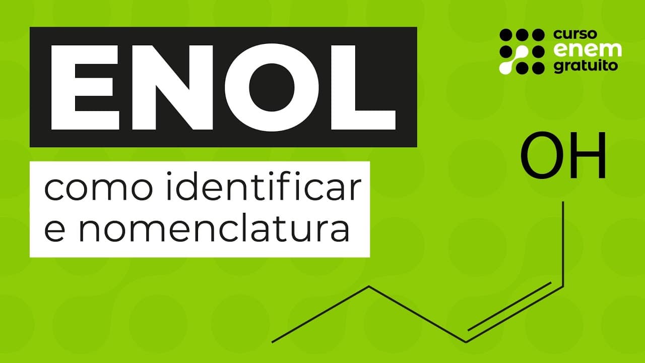 Thumbnail: ENOL: como identificar e nomenclatura | Química para o Enem | Felipe Sobis