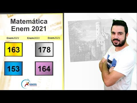 Thumbnail da aula: ENEM 2021 | Questão 163 (prova amarela) | Um parque temático brasileiro construiu uma réplica [...]