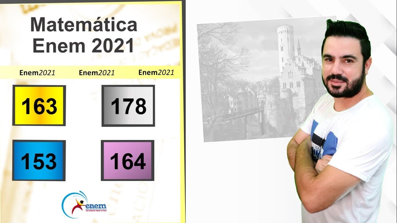 Thumbnail: ENEM 2021 | Questão 163 (prova amarela) | Um parque temático brasileiro construiu uma réplica [...]