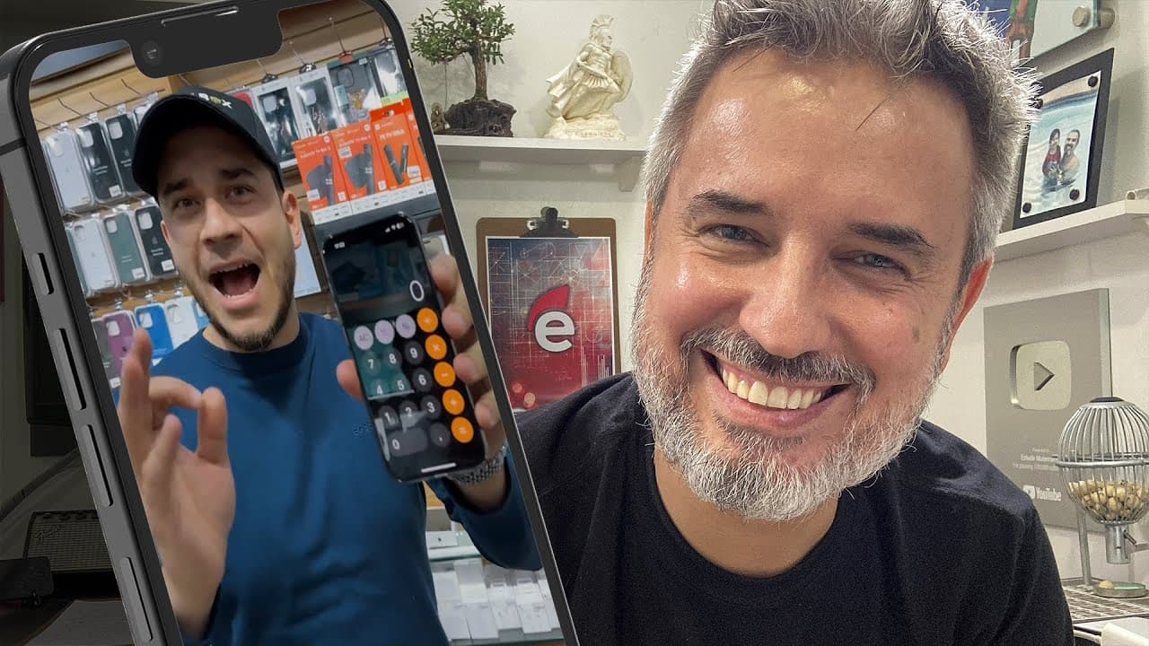 Thumbnail: [REACT] DUELO DE CALCULADORAS: quanto dá 50+50×2 ? 🤔 [Horizontal]