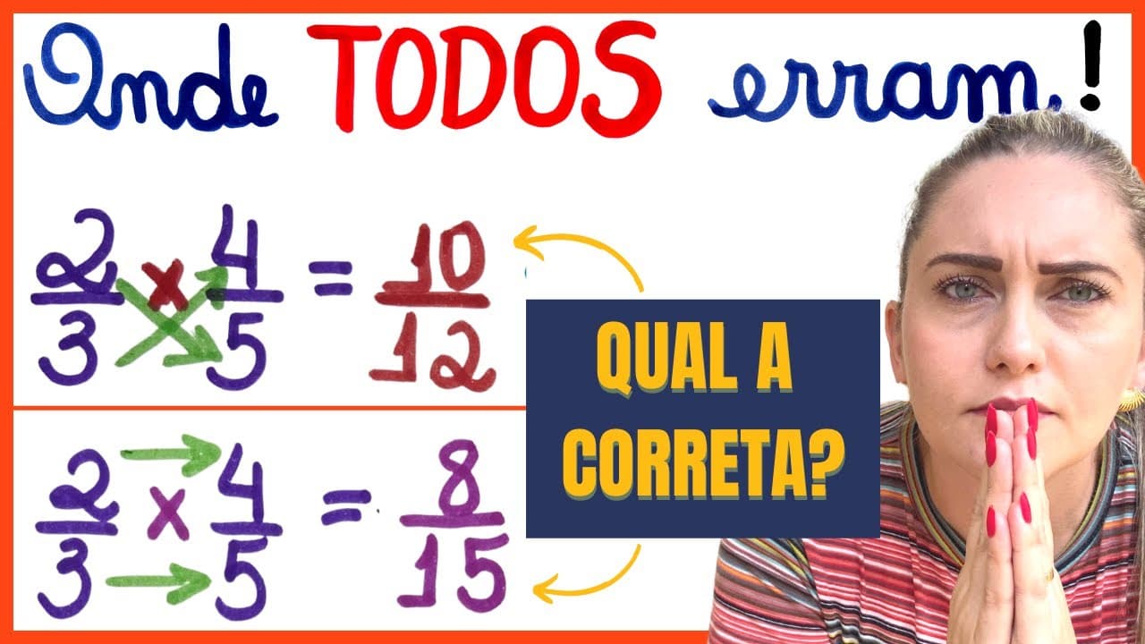 Thumbnail: PARE DE ERRAR !! MULTIPLICAÇÃO DE FRAÇÕES !