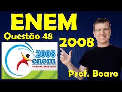 Thumbnail da aula: 48 - ENEM 2010 - Física - Eletricidade - Questão 48 resolvida (Caderno Azul) - Prof. Marcelo Boaro