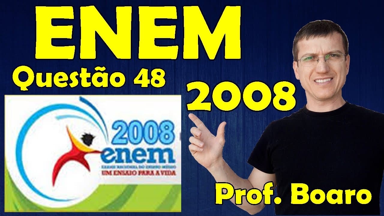 Thumbnail: 48 - ENEM 2010 - Física - Eletricidade - Questão 48 resolvida (Caderno Azul) - Prof. Marcelo Boaro