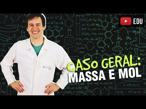 Thumbnail da aula: 6. Cálculo Estequiométrico - Caso Geral: Massa e MOL [Química Geral]