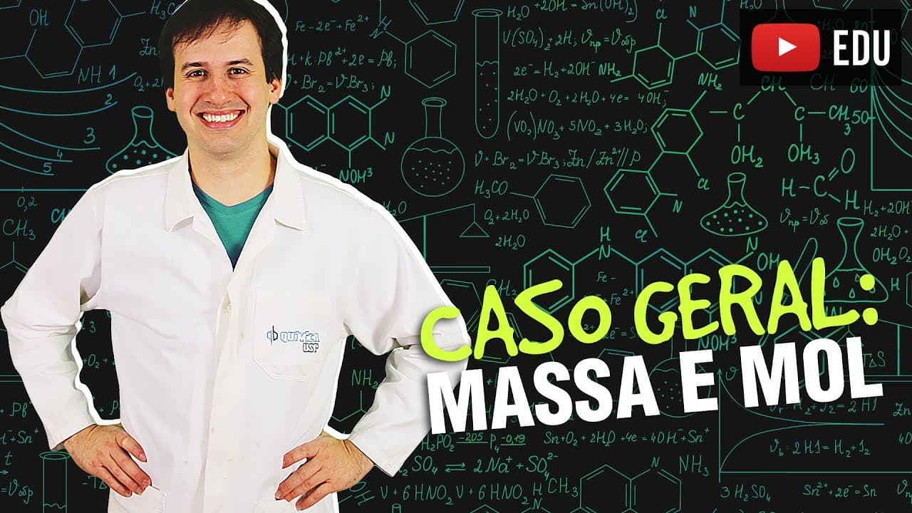 Thumbnail: 6. Cálculo Estequiométrico - Caso Geral: Massa e MOL [Química Geral]