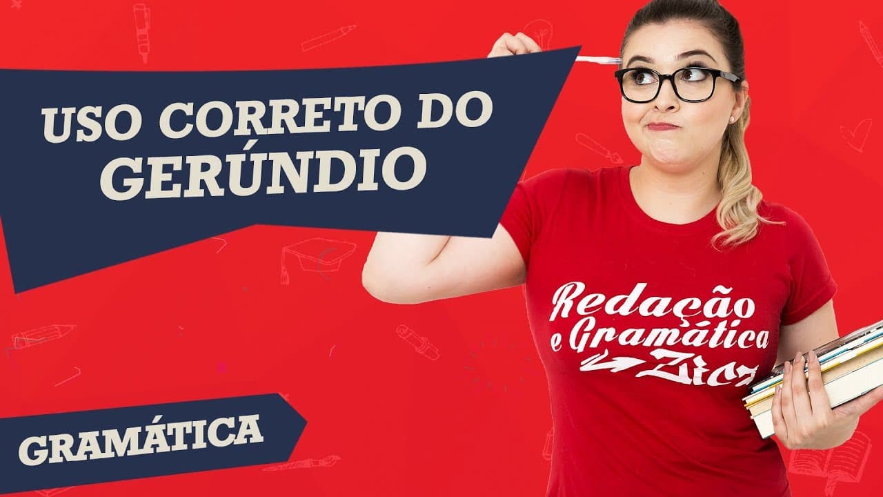 Thumbnail: GERÚNDIO: COMO USAR CORRETAMENTE - Profa. Pamba