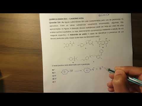 Thumbnail da aula: Química ENEM 2021 Questão 116 - As águas subterrâneas têm sido contaminadas pelo uso de pesticidas