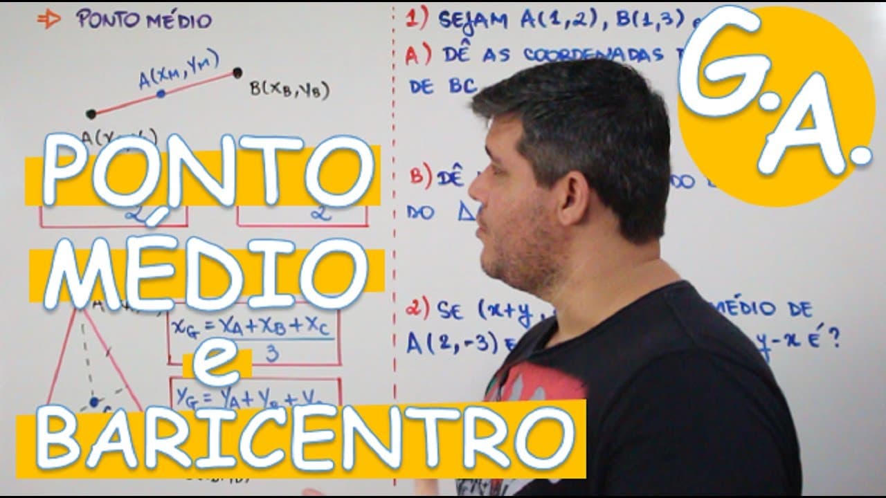 Thumbnail: G. A. PONTO MÉDIO E BARICENTRO