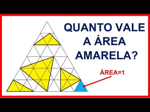 Thumbnail da aula: Área sombreada - Triângulos (OBMEP) 🏆 QUESTÕES OLÍMPICAS 🏆 #2