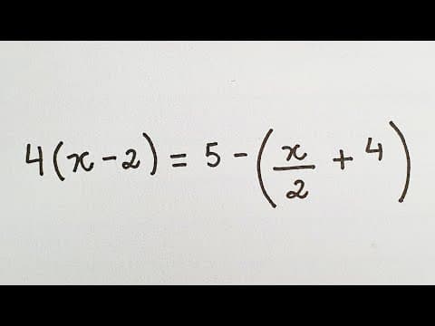 Thumbnail da aula: ⚖ Equação do Primeiro Grau - Professora Angela Matemática