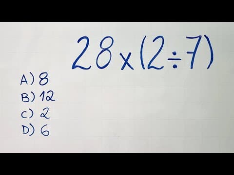 Thumbnail da aula: 🔥 HELP MATEMÁTICA BÁSICA -  Expressão Numérica da sorte!  #391