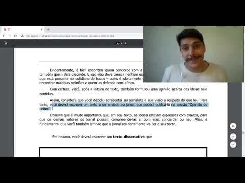 Thumbnail da aula: UFRGS Redação - Lendo o tema de redação UFRGS 2020