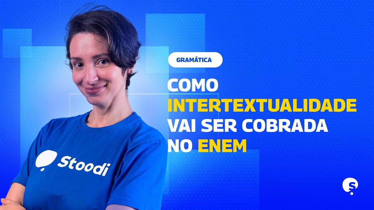 Thumbnail: REVISÃO ENEM | TUDO O QUE VOCÊ PRECISA SABER SOBRE INTERTERXTUALIDADE