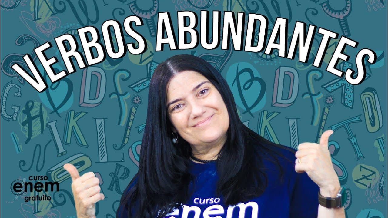 Thumbnail: VERBOS ABUNDANTES (CHEGO ou CHEGADO? ELEITO ou ELEGIDO?) | Resumo de Português para o Enem