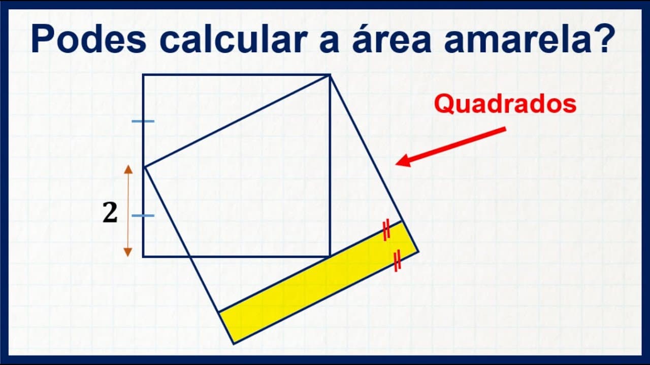 Thumbnail: 💟 Cálculo de Área com solução Genial - A Matemática é LINDA! #22 💟