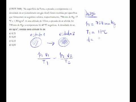 Thumbnail da aula: Lei geral dos gases - Exercício resolvido
