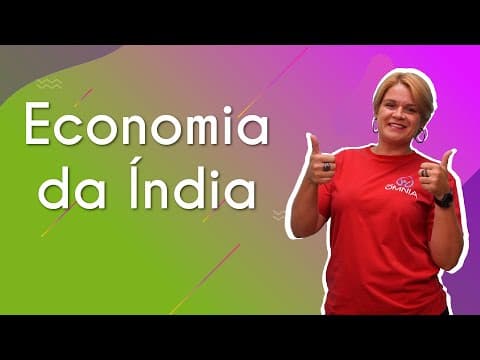 Thumbnail da aula: Economia da Índia - Brasil Escola
