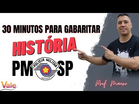 Thumbnail da aula: 30 Minutes to Ace History! - PMSP
