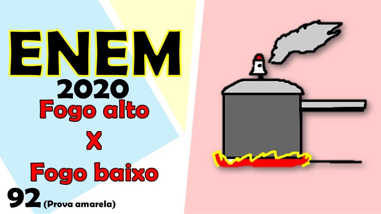 Thumbnail: (ENEM - 2020) As panelas de pressão reduzem o tempo de cozimento dos alimentos por elevar...
