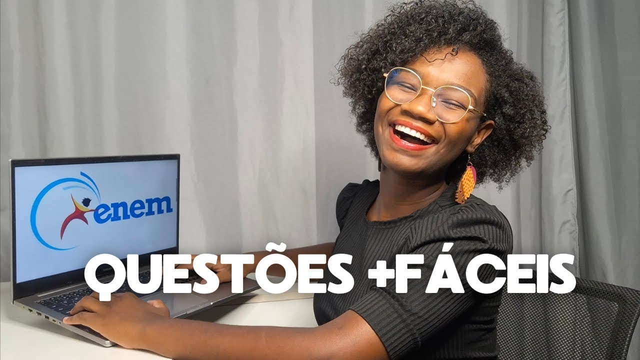 Thumbnail: 🔥RESOLVENDO as 15 MAIS FÁCEIS de MATEMÁTICA DO ENEM 2025! (Você ACERTOU?)