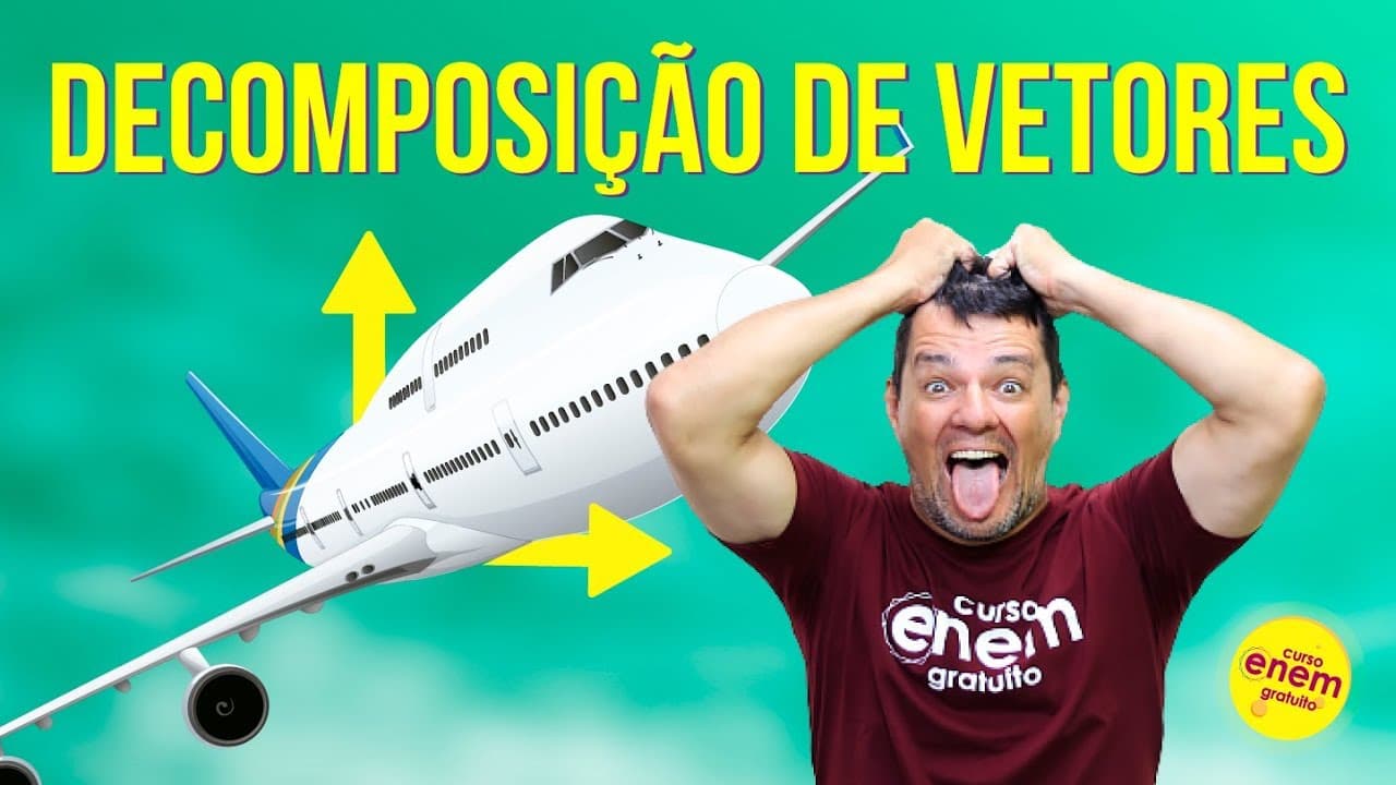 Thumbnail: DECOMPOSIÇÃO DE VETORES | Resumo de Física para o Enem