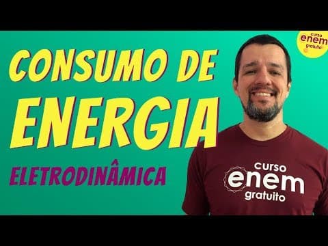 Thumbnail da aula: COMO CALCULAR CONSUMO DE ENERGIA | Resumo de Física para o Enem