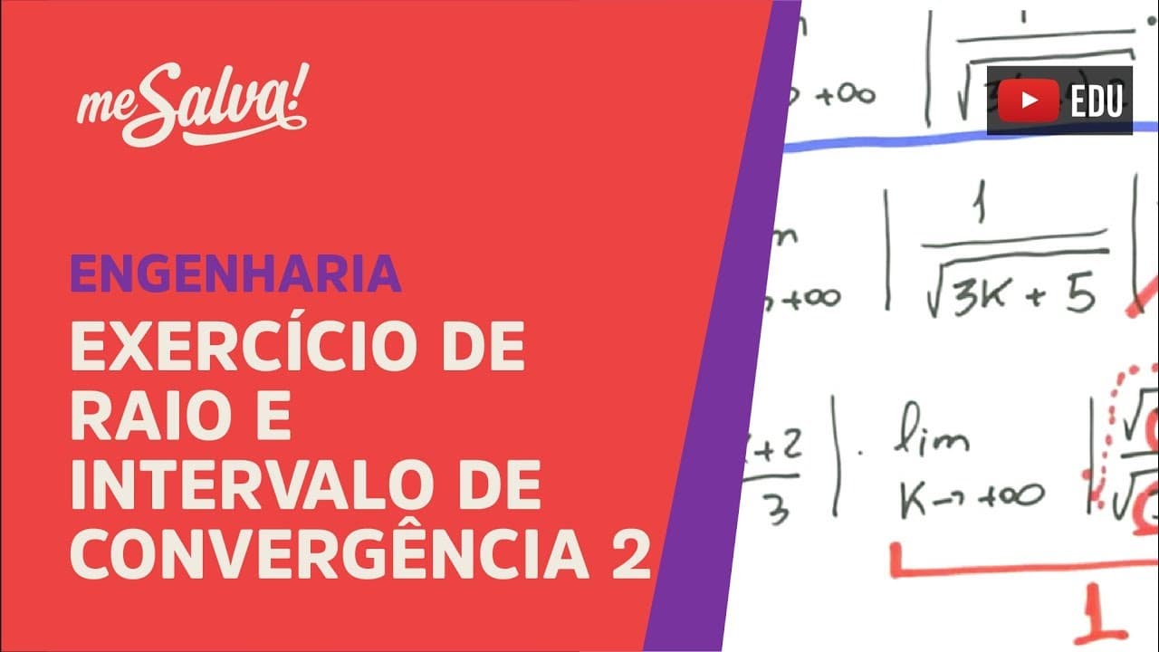 Thumbnail: Me Salva! SER26 - Raio e Intervalo de Convergência: Exercício 2