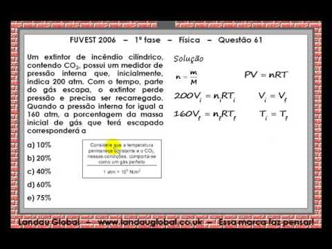 Thumbnail da aula: FUVEST USP 2006 FIS P1 Q61