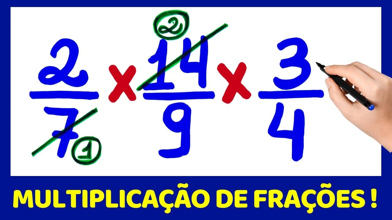 Thumbnail: 😱APRENDA A TÉCNICA DO CANCELAMENTO E MULTIPLICAÇÃO DE FRAÇÕES!!!