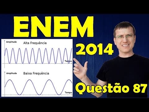 Thumbnail da aula: ENEM 2014  - Questão 87 resolvida (Caderno Azul) - Física - Ondulatória - Prof. Marcelo Boaro