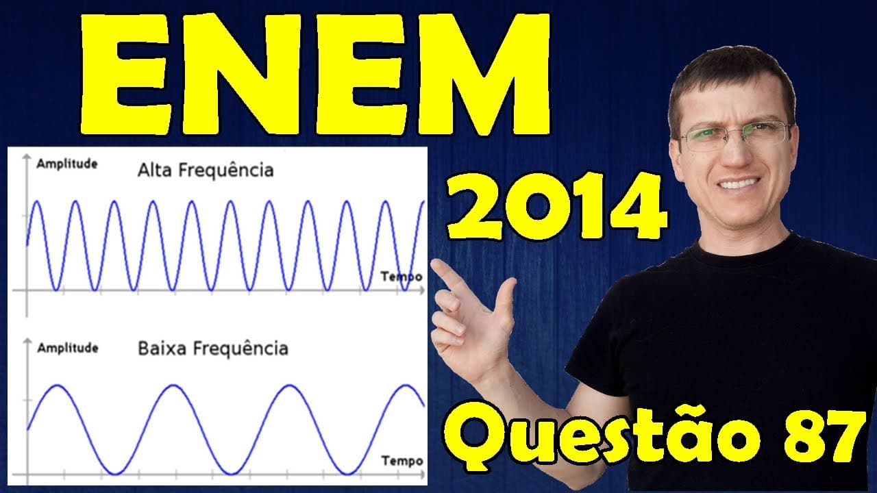 Thumbnail: ENEM 2014 - Questão 87 resolvida (Caderno Azul) - Física - Ondulatória - Prof. Marcelo Boaro