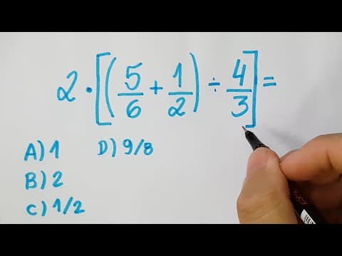 Thumbnail da aula: 🔥 HELP MATEMÁTICA BÁSICA -  Operaciones combinadas  #354