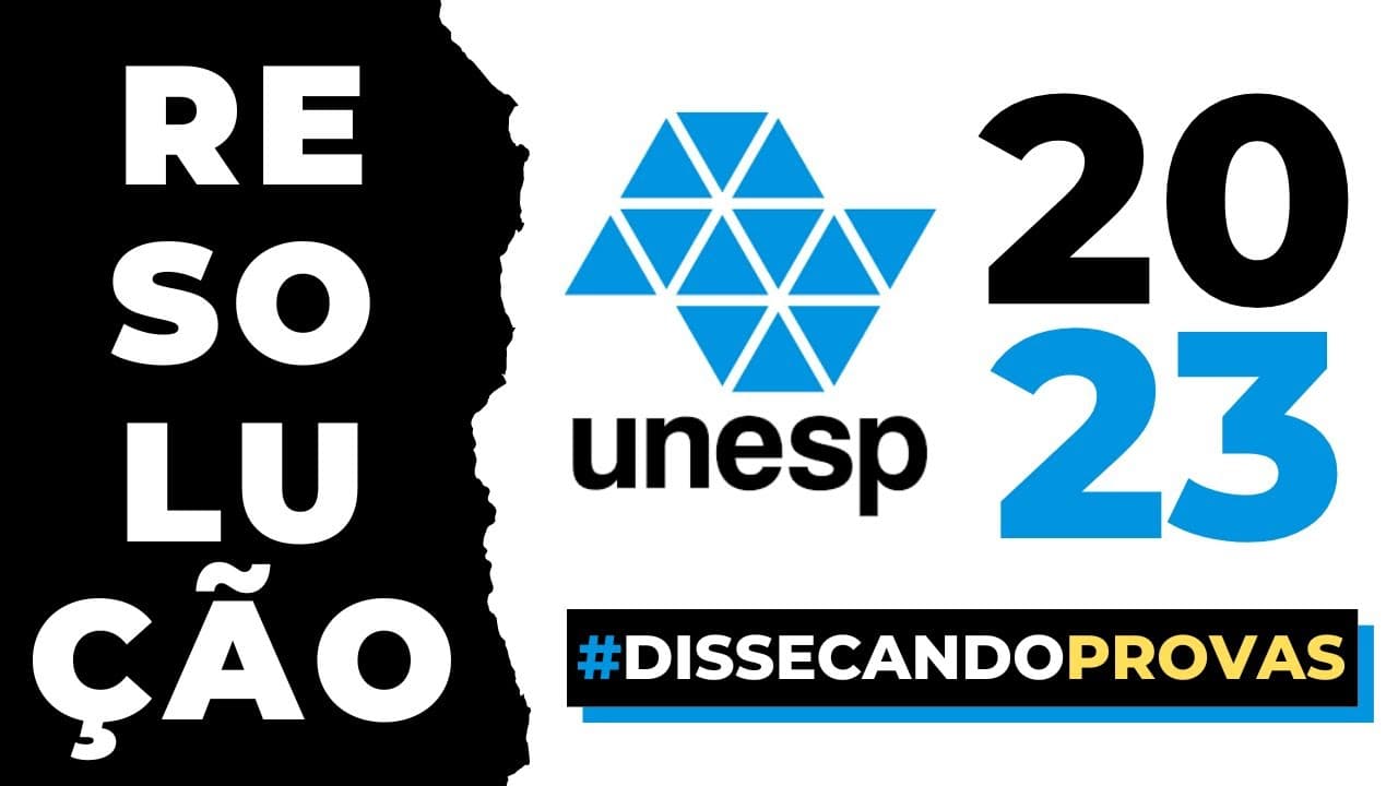 Thumbnail: Resolução UNESP 2023 | Matemática | Dissecando Provas
