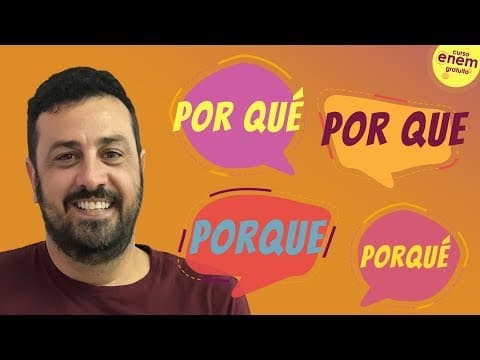 Thumbnail da aula: LOS PORQUÉS: USO DOS PORQUÊS NO ESPANHOL | Resumo de Espanhol para o Enem