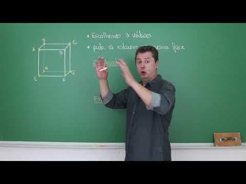 Thumbnail da aula: EXERCÍCIO - Probabilidade de 3 vértices estarem na mesma face de um cubo