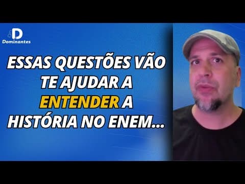 Thumbnail da aula: Questão de Brasil Colonial que explica muito de nossa sociedade! (Cortes Dominantes)