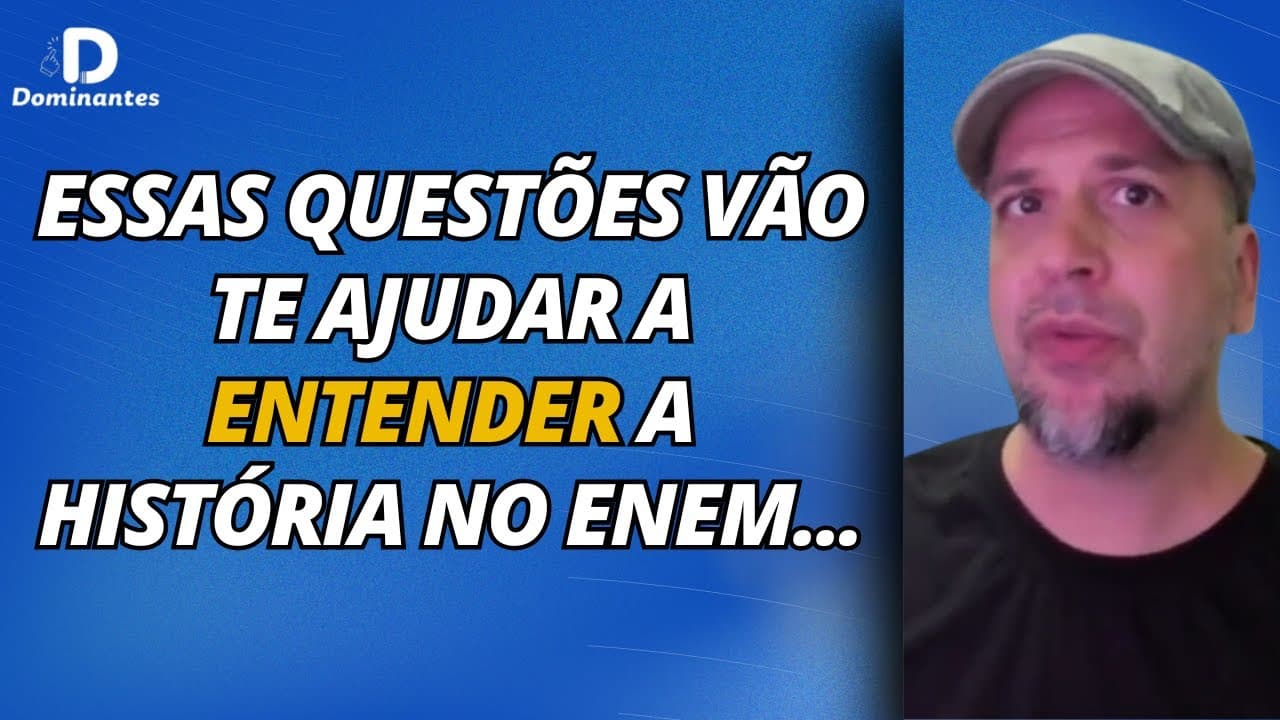 Thumbnail: Questão de Brasil Colonial que explica muito de nossa sociedade! (Cortes Dominantes)