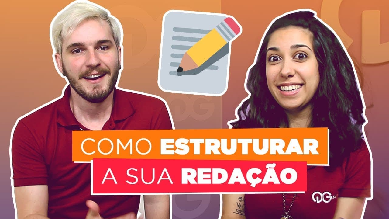 Thumbnail: QGNIANOS: COMO ESTRUTURAR A SUA REDAÇÃO NO ENEM