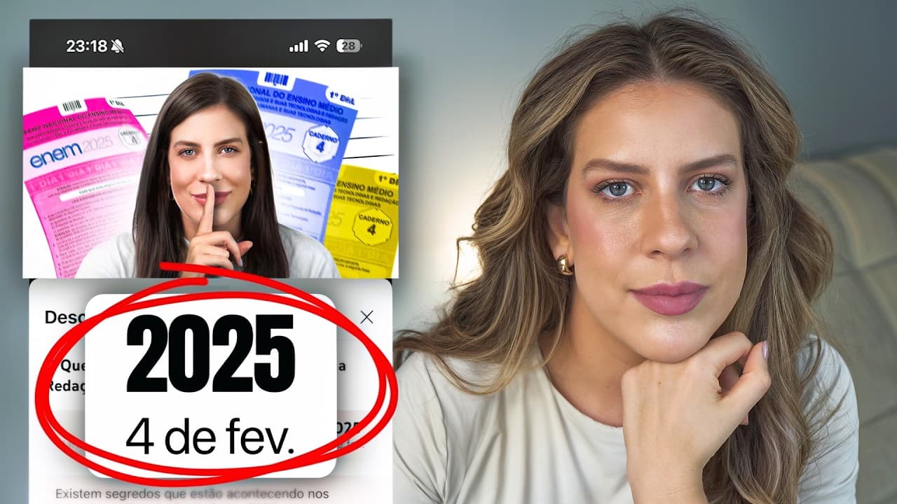 Thumbnail: O Que Ninguém Está Te Contando Sobre a Redação Enem 2026