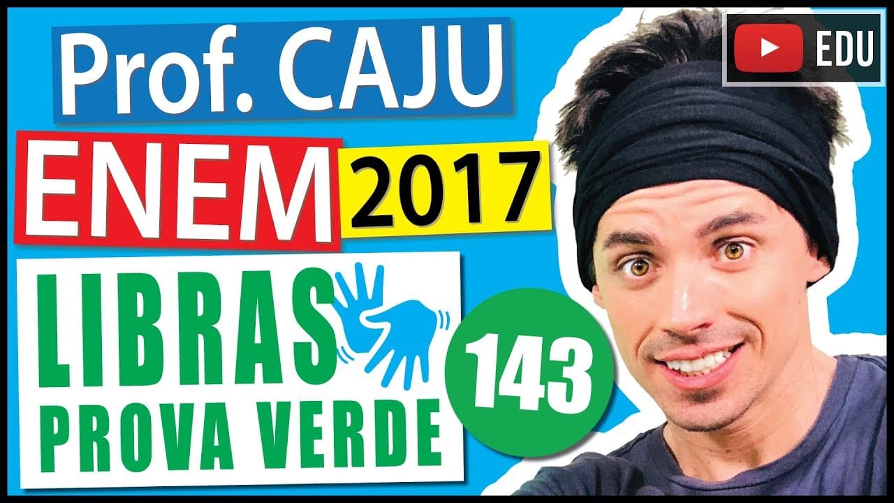 Thumbnail: [ENEM Libras 2017] 143 📗 FUNÇÃO DO 2º GRAU Suponha que para um trem trafegar de uma cidade à