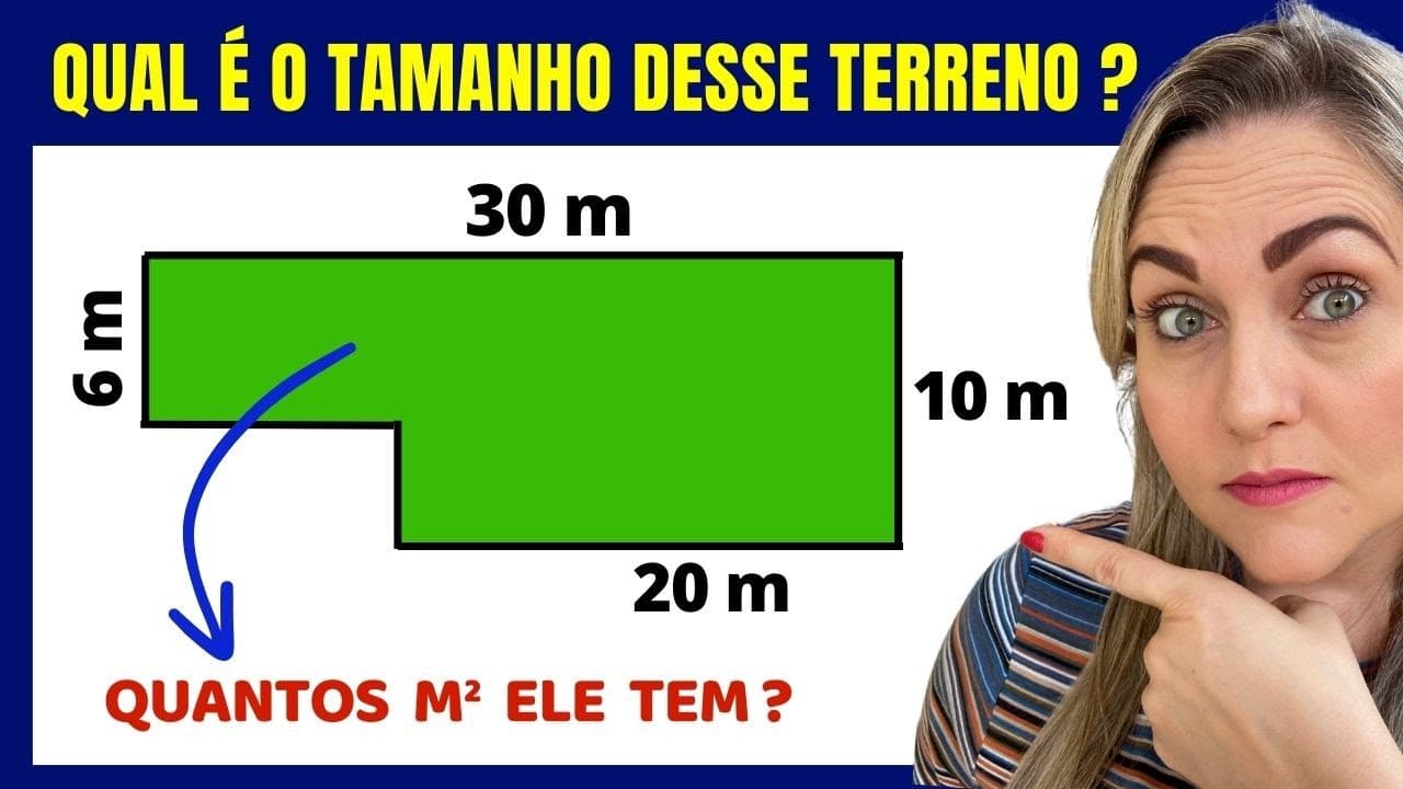 Thumbnail: 😱🤯 CONSEGUE CALCULAR ESSA ÁREA?? Matemática básica todo dia.📚🚀
