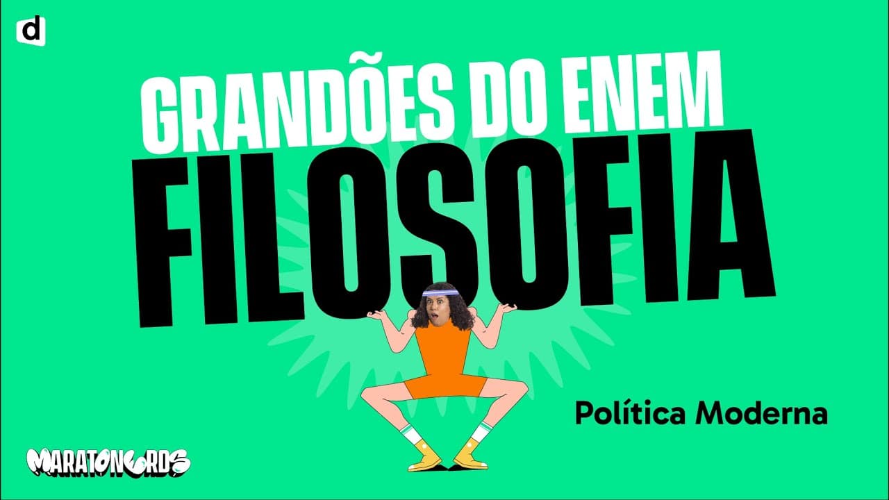 Thumbnail: Política Moderna | Filosofia | TOP CONTEÚDO ENEM 2023