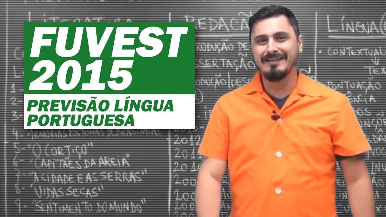 Thumbnail: FUVEST 2015 - PREVISÃO LÍNGUA PORTUGUESA