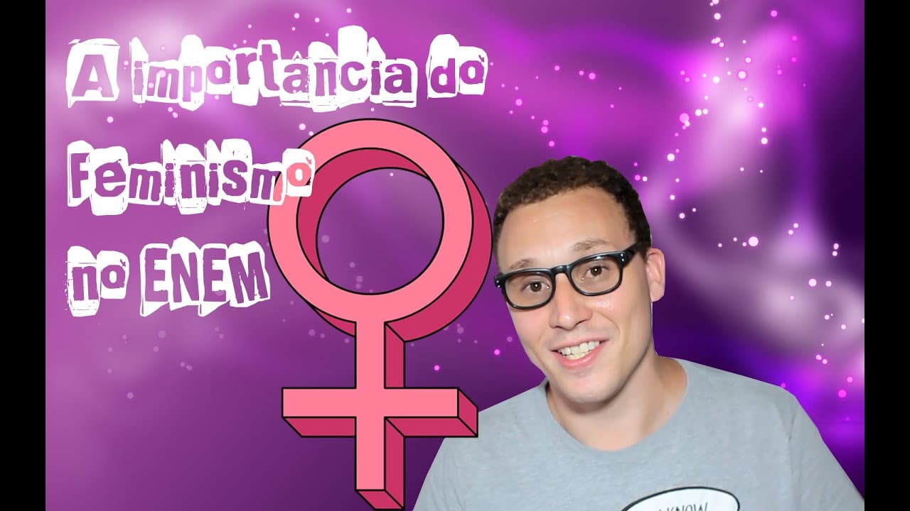 Thumbnail: A importância do feminismo no ENEM.