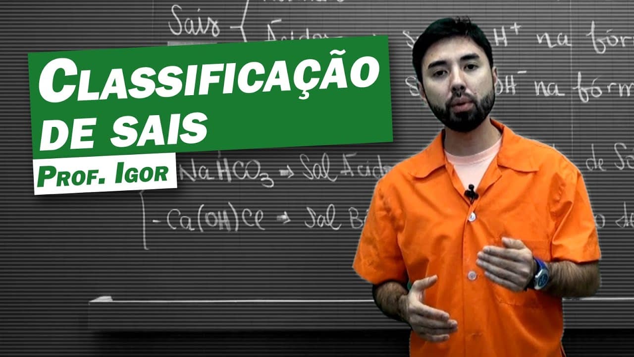 Thumbnail: Química - Classificação de Sais
