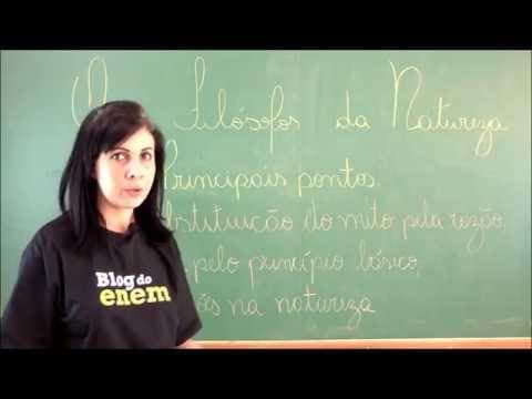 Thumbnail da aula: FILÓSOFOS DA NATUREZA | RESUMO DE FILOSOFIA | Prof. Paula Pille
